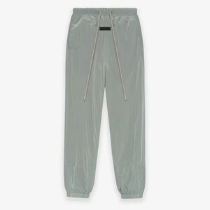Fear of God X Essentials Crinkle Nylon Track Pants in Seal